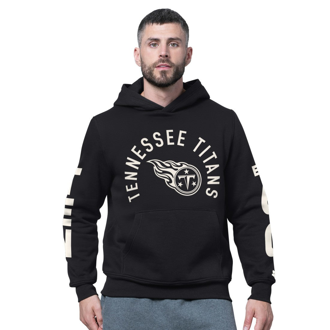 Tennessee Titans Starter Handoff Fleece Hoodie Sweatshirt - Black - NFL