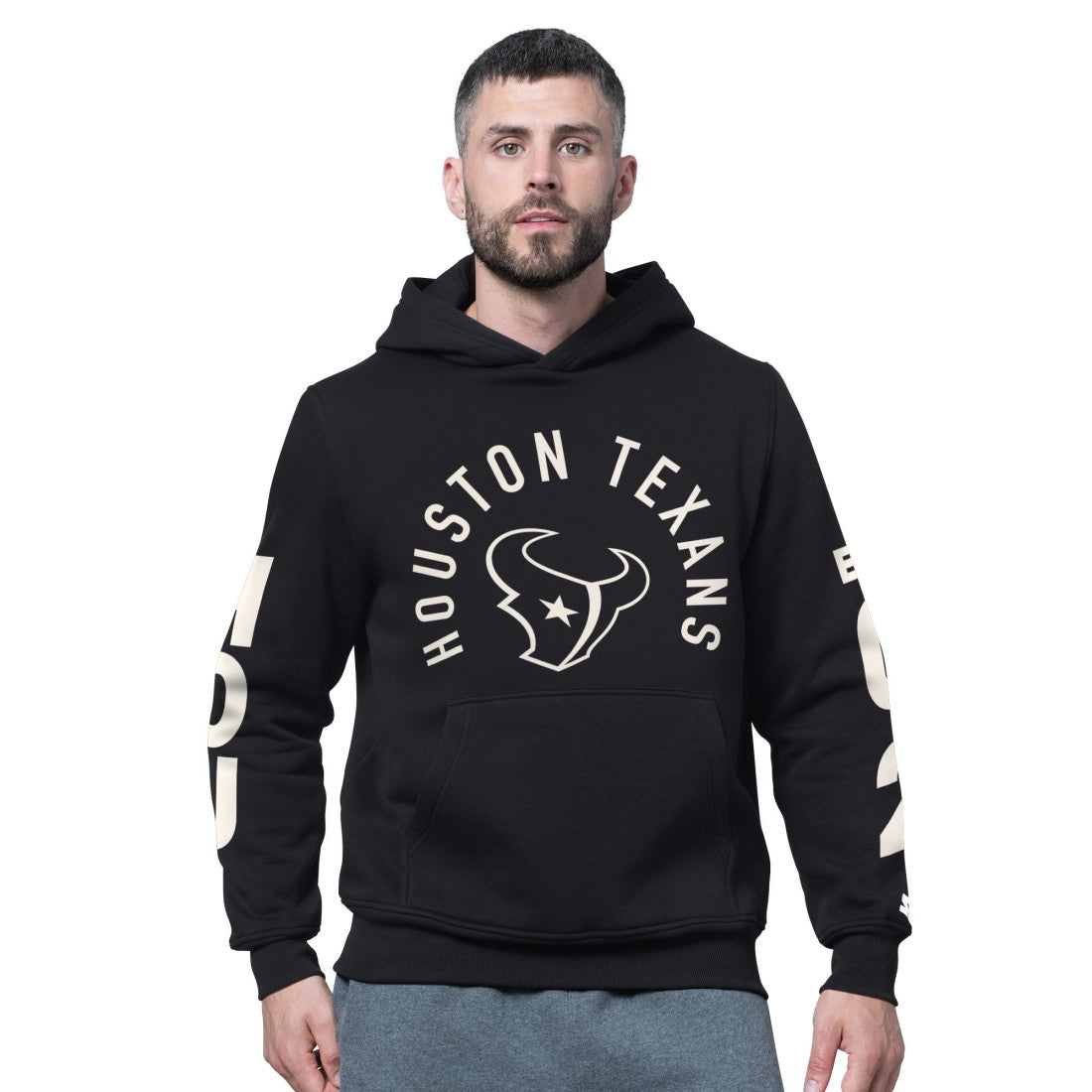 Houston Texans Starter Handoff Fleece Hoodie Sweatshirt - Black - NFL