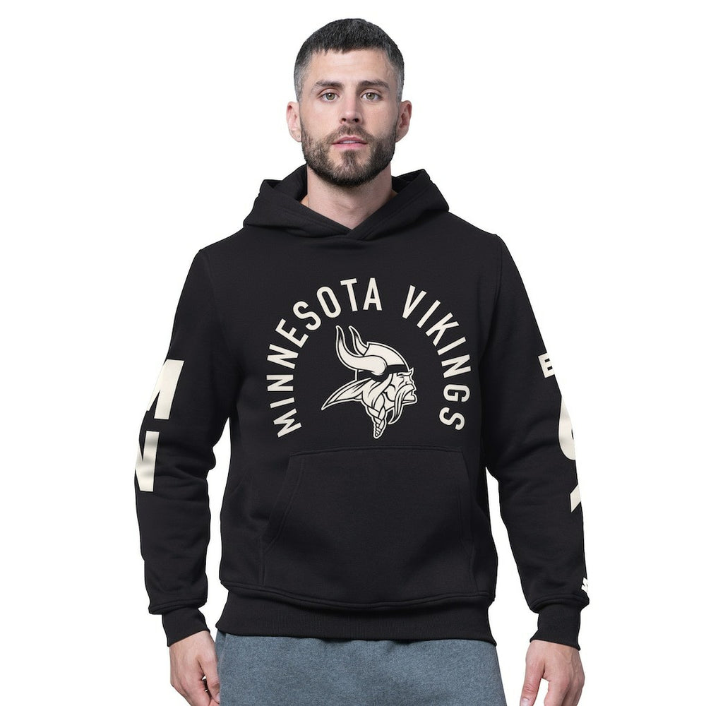 Minnesota Vikings Starter Handoff Fleece Hoodie Sweatshirt - Black - NFL