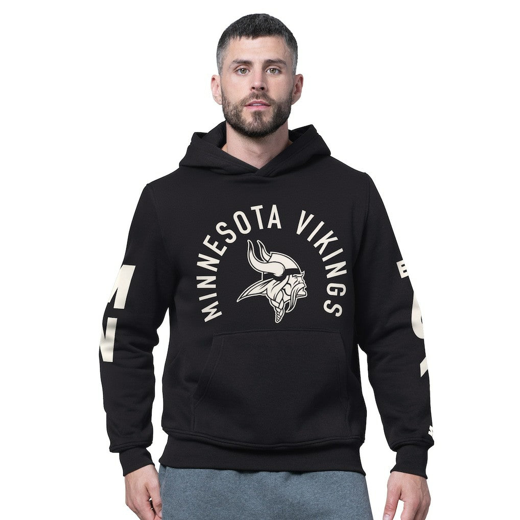 Minnesota Vikings Starter Handoff Fleece Hoodie Sweatshirt - Black - NFL