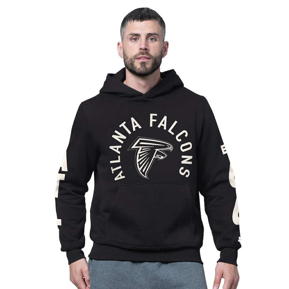 Atlanta Falcons Starter Handoff Fleece Hoodie Sweatshirt - Black - NFL