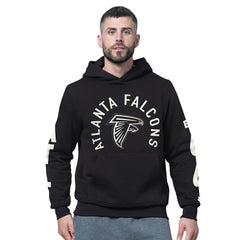 Atlanta Falcons Starter Handoff Fleece Hoodie Sweatshirt - Black - NFL