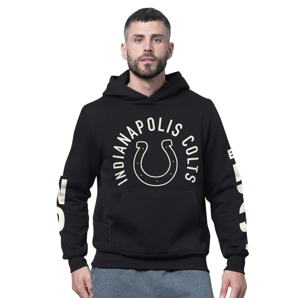 Indianapolis Colts Starter Handoff Fleece Hoodie Sweatshirt - Black - NFL