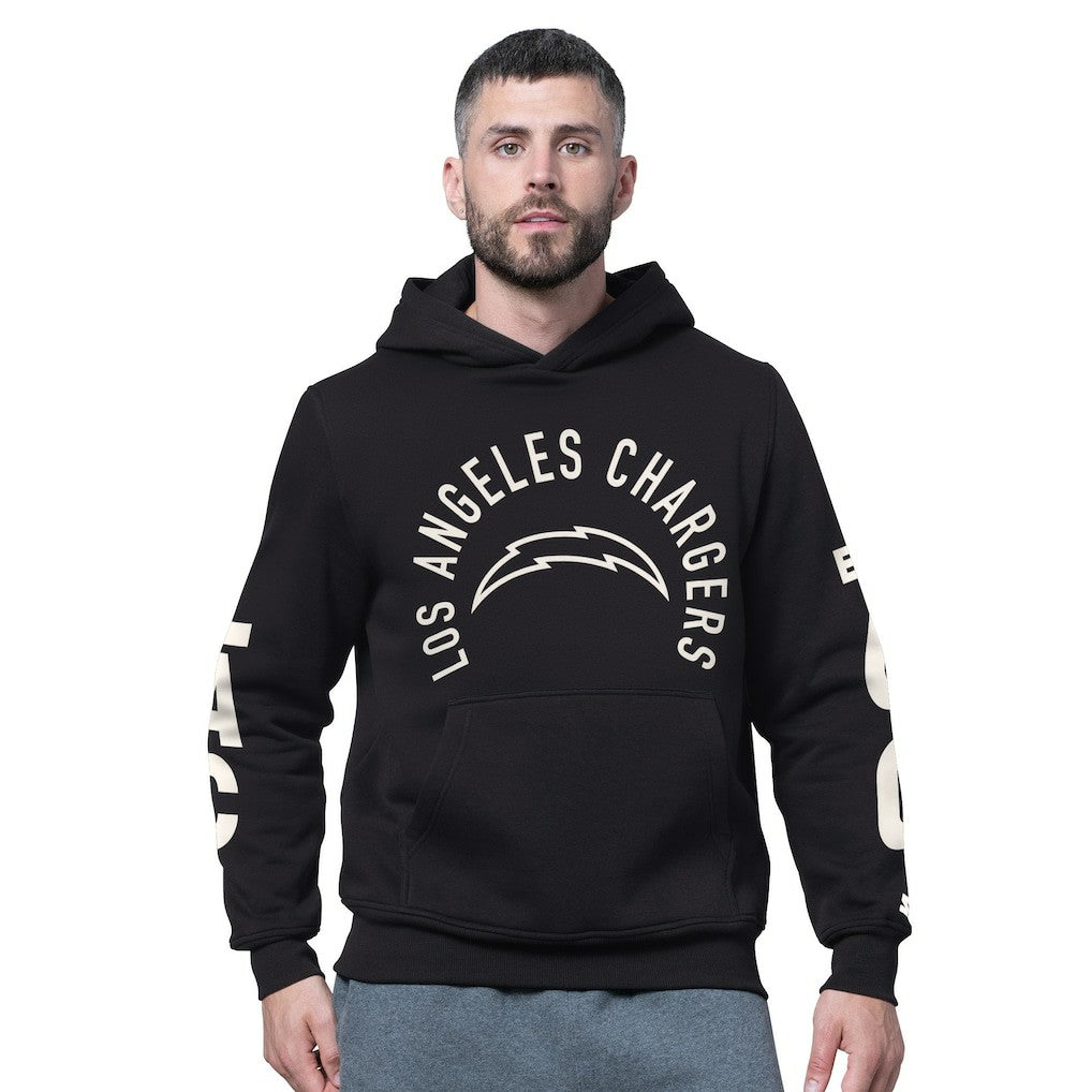 Los Angeles Chargers Starter Handoff Fleece Hoodie Sweatshirt - Black - NFL