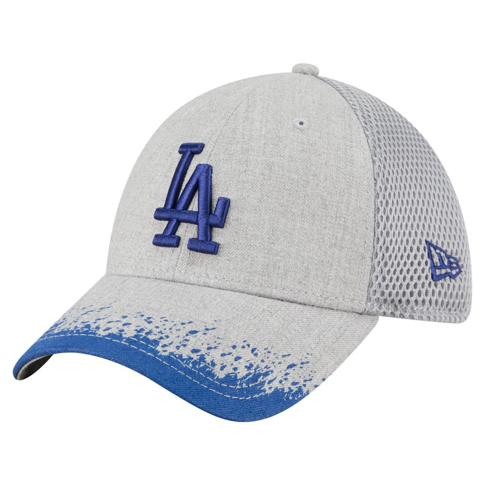 Los Angeles Dodgers New Era Visor Paint Splatter 39THIRTY Flex Hat Outlet