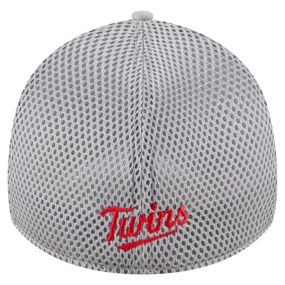 Minnesota Twins New Era Visor Paint Splatter 39THIRTY Flex Hat Outlet