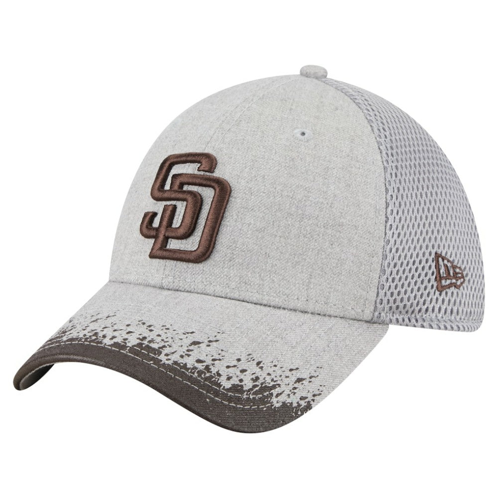 San Diego Padres New Era Visor Paint Splatter 39THIRTY Flex Hat Sale