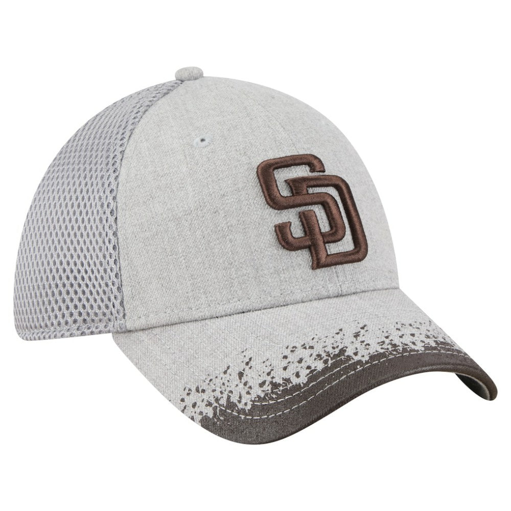 San Diego Padres New Era Visor Paint Splatter 39THIRTY Flex Hat Sale