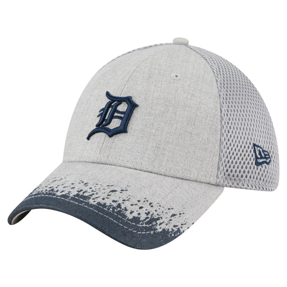 Detroit Tigers New Era Visor Paint Splatter 39THIRTY Flex Hat Near Me