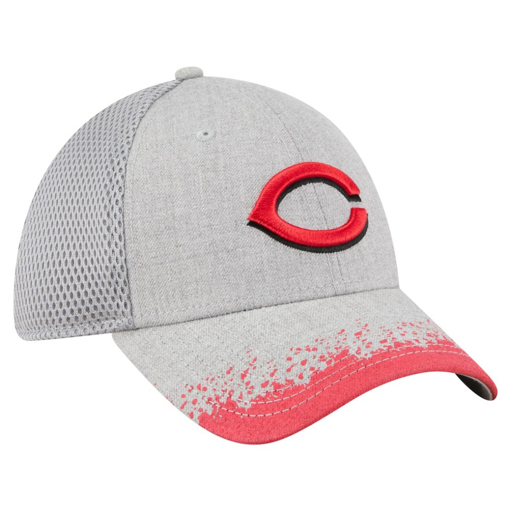 Cincinnati Reds New Era Visor Paint Splatter 39THIRTY Flex Hat Sale