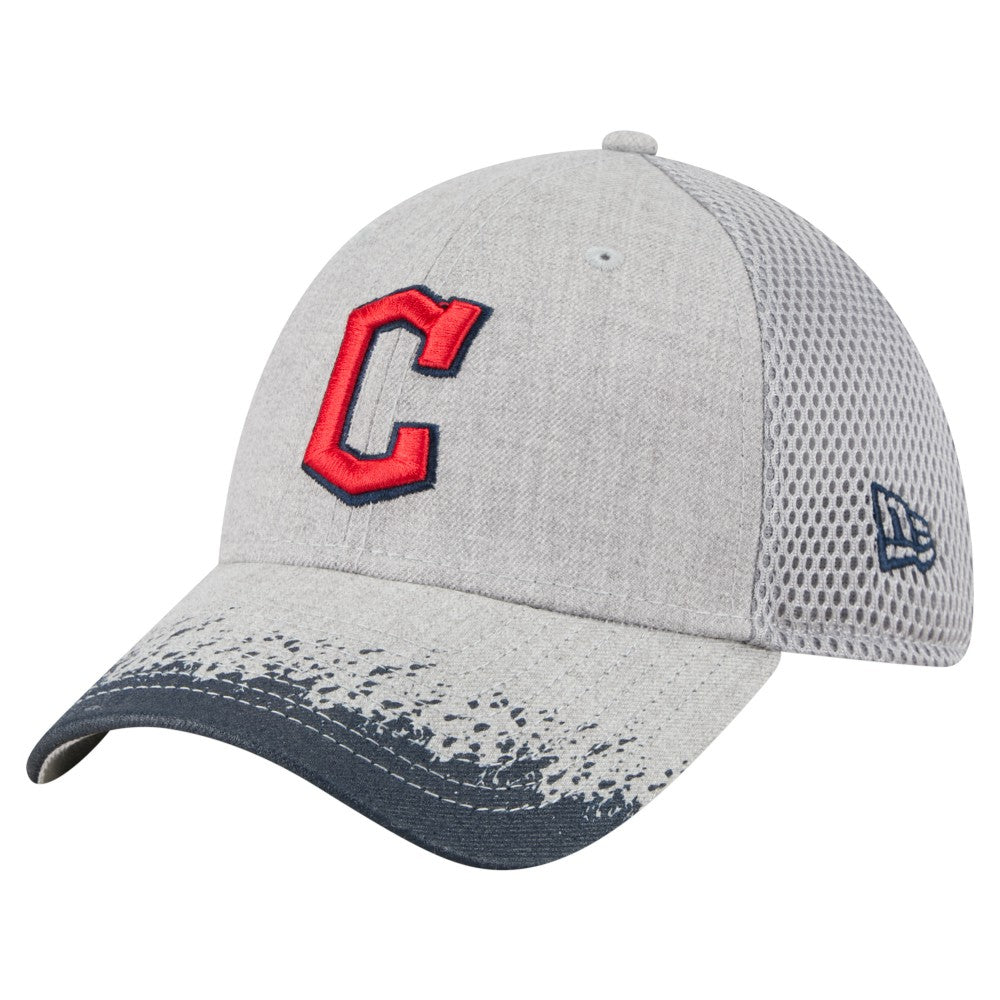 Cleveland Guardians New Era Visor Paint Splatter 39THIRTY Flex Hat Online