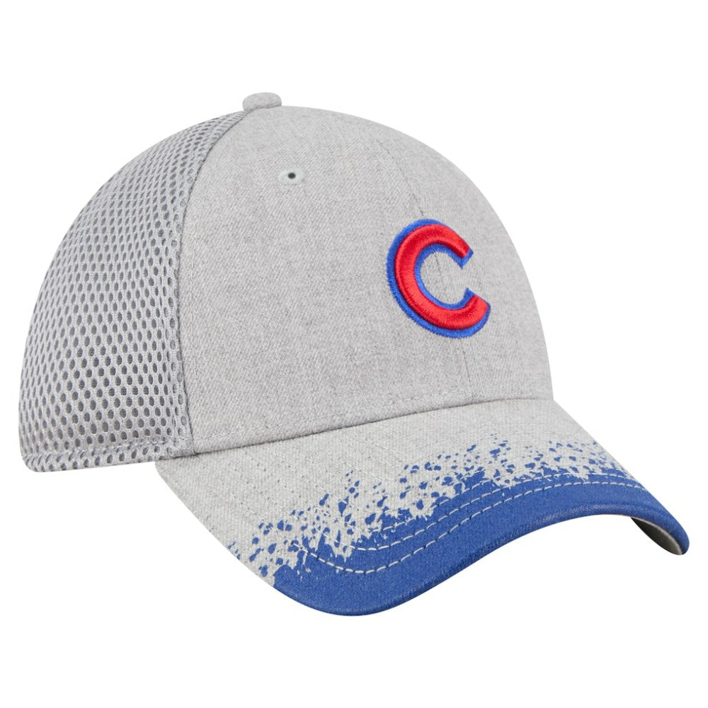 Chicago Cubs New Era Visor Paint Splatter 39THIRTY Flex Hat Outlet