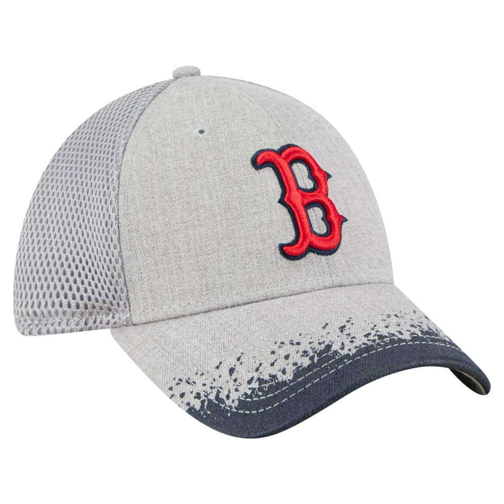 Boston Red Sox New Era Visor Paint Splatter 39THIRTY Flex Hat Outlet