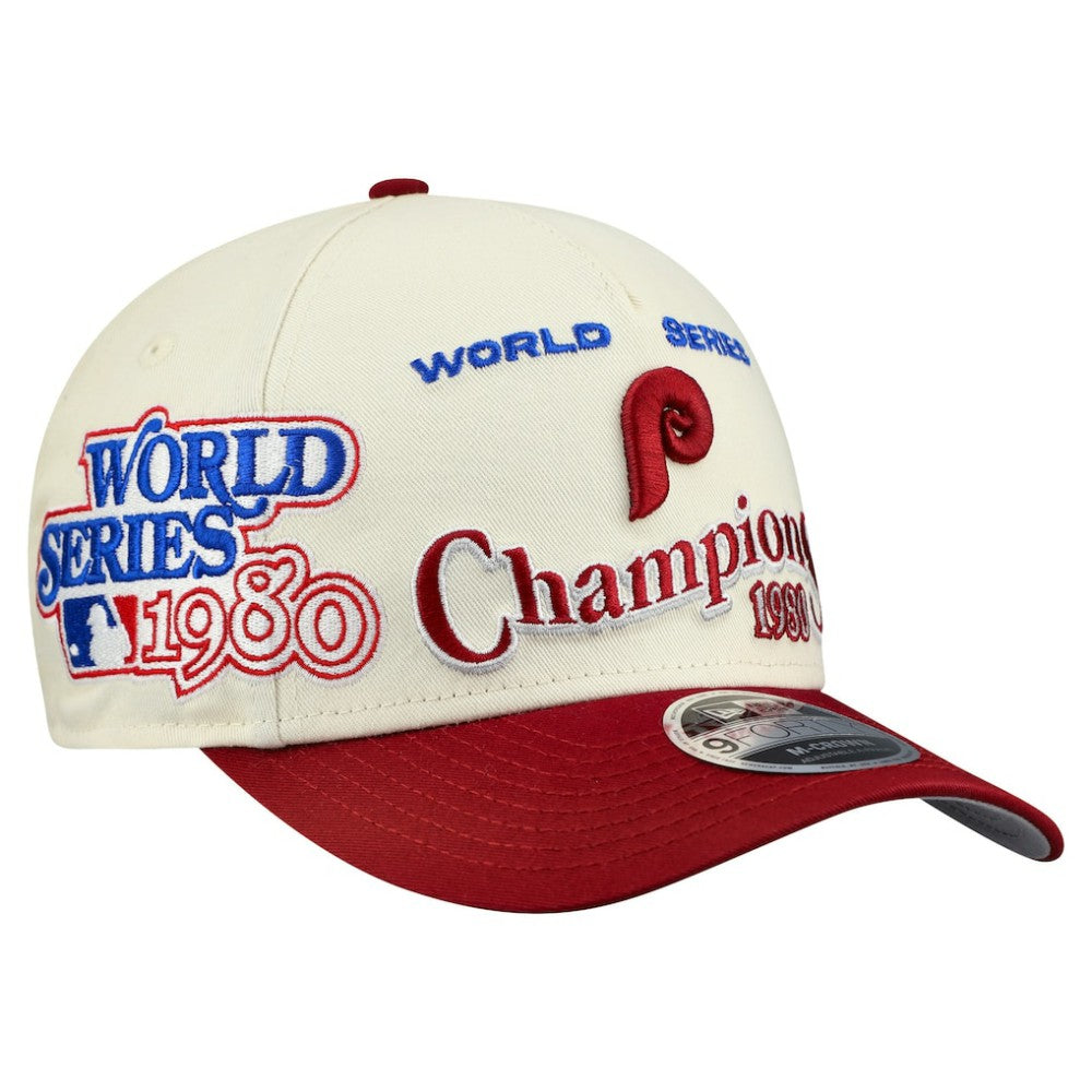 Philadelphia Phillies New Era World Series 9FORTY M-Crown A-Frame Adjustable Hat Discount
