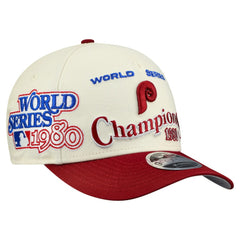 Philadelphia Phillies New Era World Series 9FORTY M-Crown A-Frame Adjustable Hat Discount