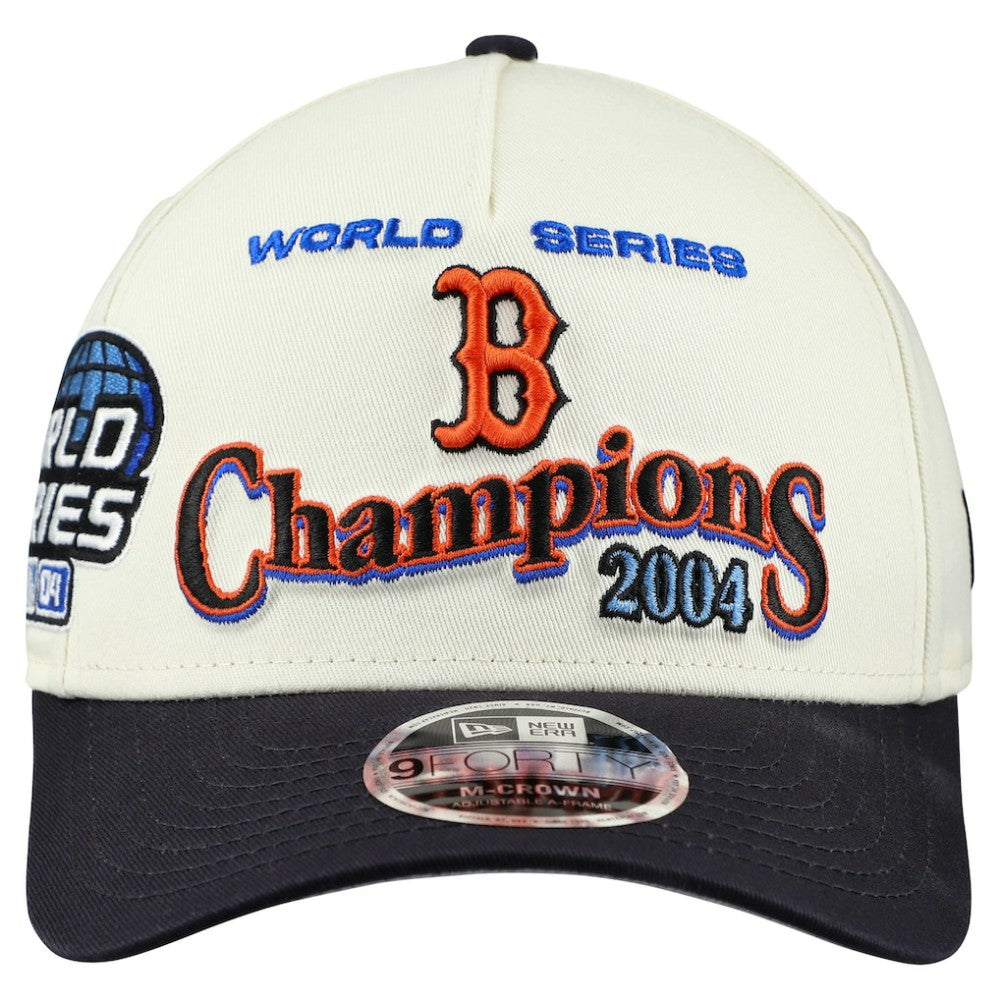 Boston Red Sox New Era World Series 9FORTY M-Crown A-Frame Adjustable Hat Discount