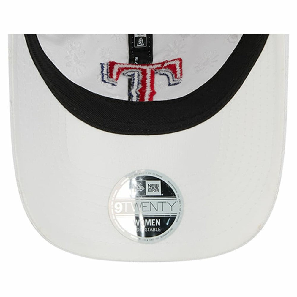Texas Rangers New Era Women's Floral Mesh 9TWENTY Adjustable Hat Discount