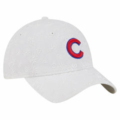 Chicago Cubs New Era Women's Floral Mesh 9TWENTY Adjustable Hat Discount
