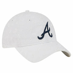 Atlanta Braves New Era Women's Floral Mesh 9TWENTY Adjustable Hat Sale