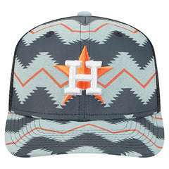 Houston Astros New Era Aztec Denim 9SEVENTY Adjustable Hat Online
