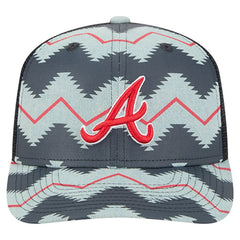 Atlanta Braves New Era Aztec Denim 9SEVENTY Adjustable Hat Online