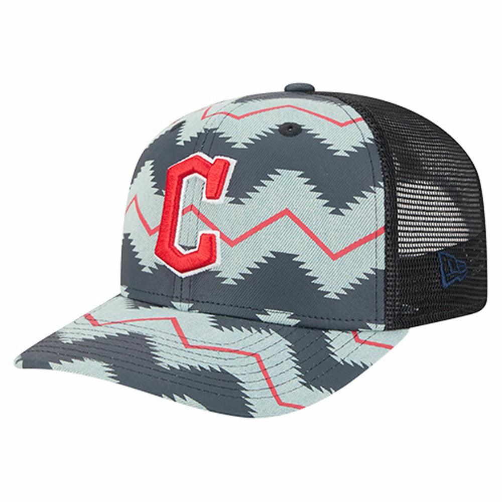 Cleveland Guardians New Era Aztec Denim 9SEVENTY Adjustable Hat Sale