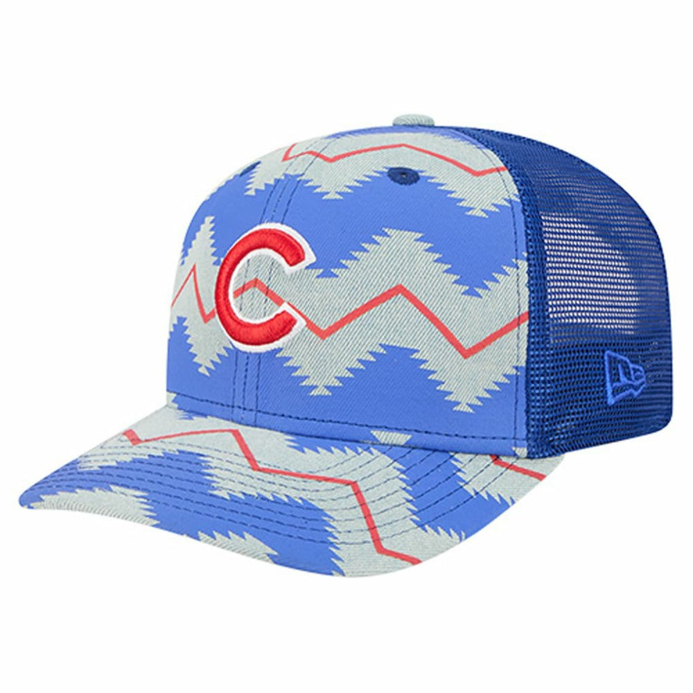 Chicago Cubs New Era Aztec Denim 9SEVENTY Adjustable Hat Discount