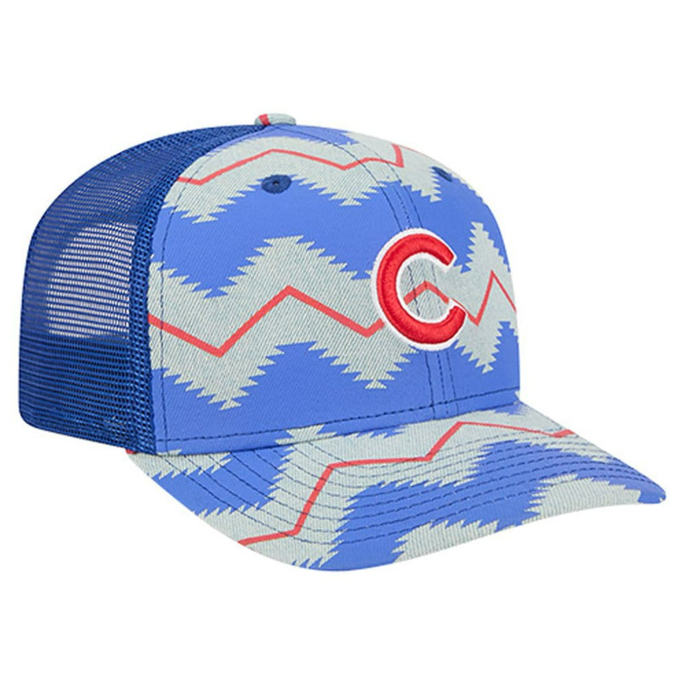 Chicago Cubs New Era Aztec Denim 9SEVENTY Adjustable Hat Discount