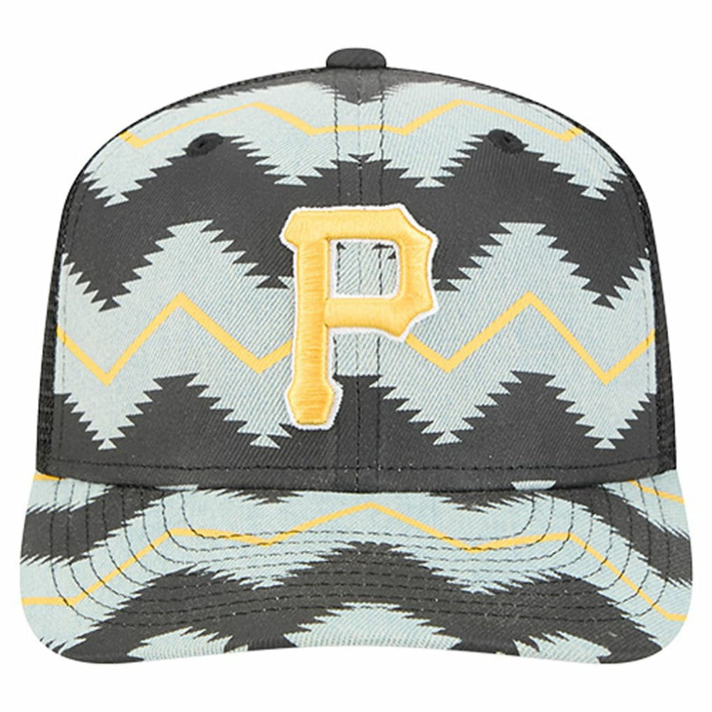 Pittsburgh Pirates New Era Aztec Denim 9SEVENTY Adjustable Hat Online