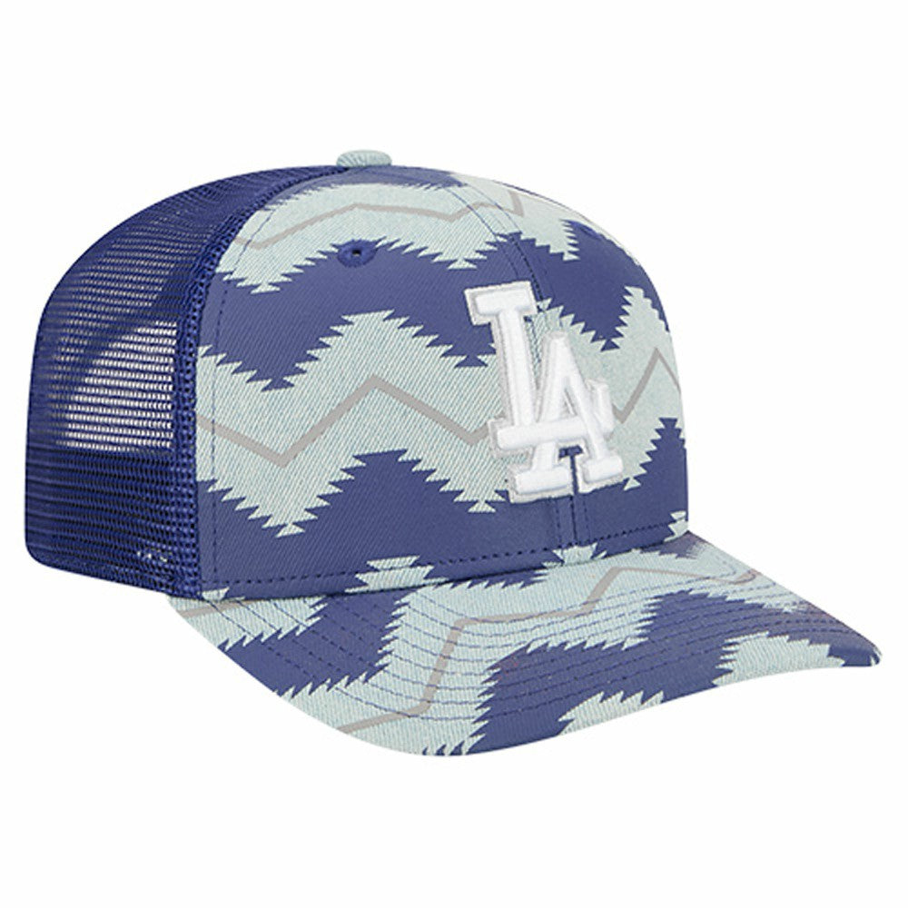 Los Angeles Dodgers New Era Aztec Denim 9SEVENTY Adjustable Hat for sale