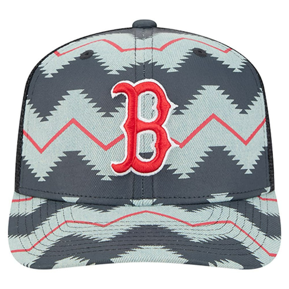 Boston Red Sox New Era Aztec Denim 9SEVENTY Adjustable Hat Near Me