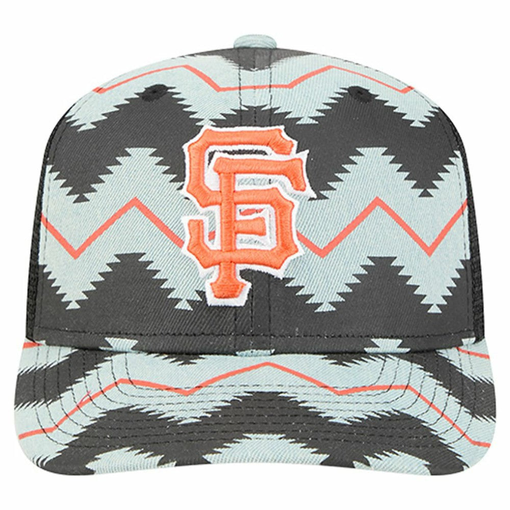 San Francisco Giants New Era Aztec Denim 9SEVENTY Adjustable Hat Outlet