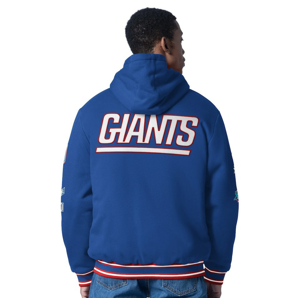 New York Giants G-III Sports by Carl Banks Power Forward Commemorative Full-Zip Hooded Jacket - Royal - NFL