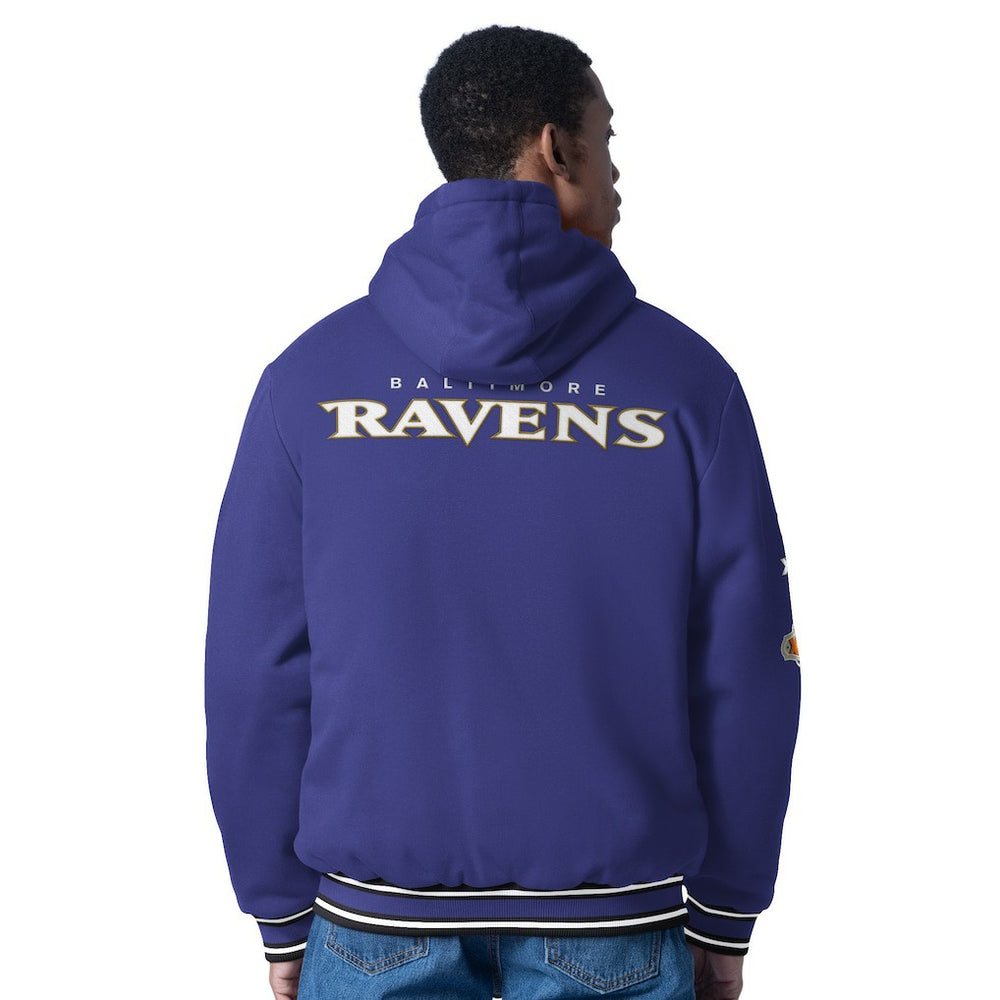 Baltimore Ravens G-III Sports by Carl Banks Power Forward Commemorative Full-Zip Hooded Jacket - Purple - NFL