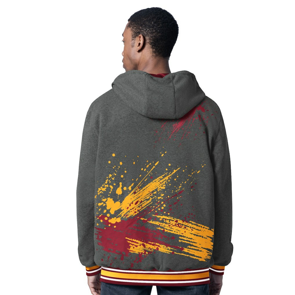 Washington Commanders G-III Sports by Carl Banks Dual Threat Reversable Full-Zip Hooded Jacket - Burgundy/Charcoal - NFL