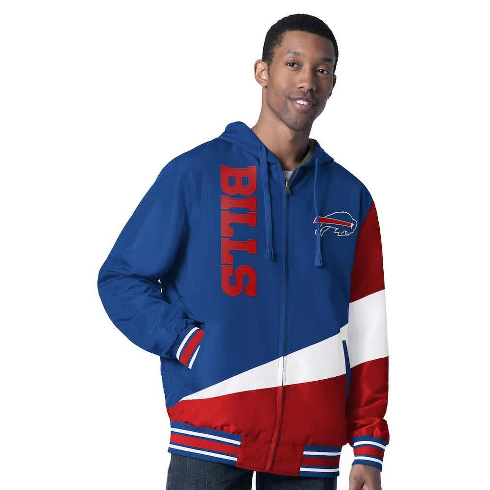 Buffalo Bills G-III Sports by Carl Banks Dual Threat Reversable Full-Zip Hooded Jacket - Royal/Charcoal - NFL