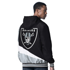 Las Vegas Raiders G-III Sports by Carl Banks Dual Threat Reversable Full-Zip Hooded Jacket - Black/Charcoal - NFL