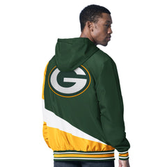 Green Bay Packers G-III Sports by Carl Banks Dual Threat Reversable Full-Zip Hooded Jacket - Green/Charcoal - NFL