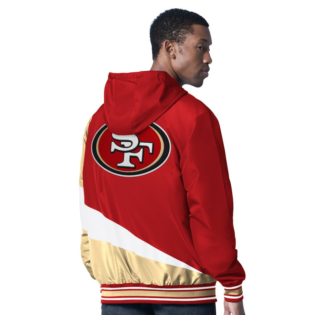 San Francisco 49ers G-III Sports by Carl Banks Dual Threat Reversable Full-Zip Hooded Jacket - Scarlet/Charcoal - NFL