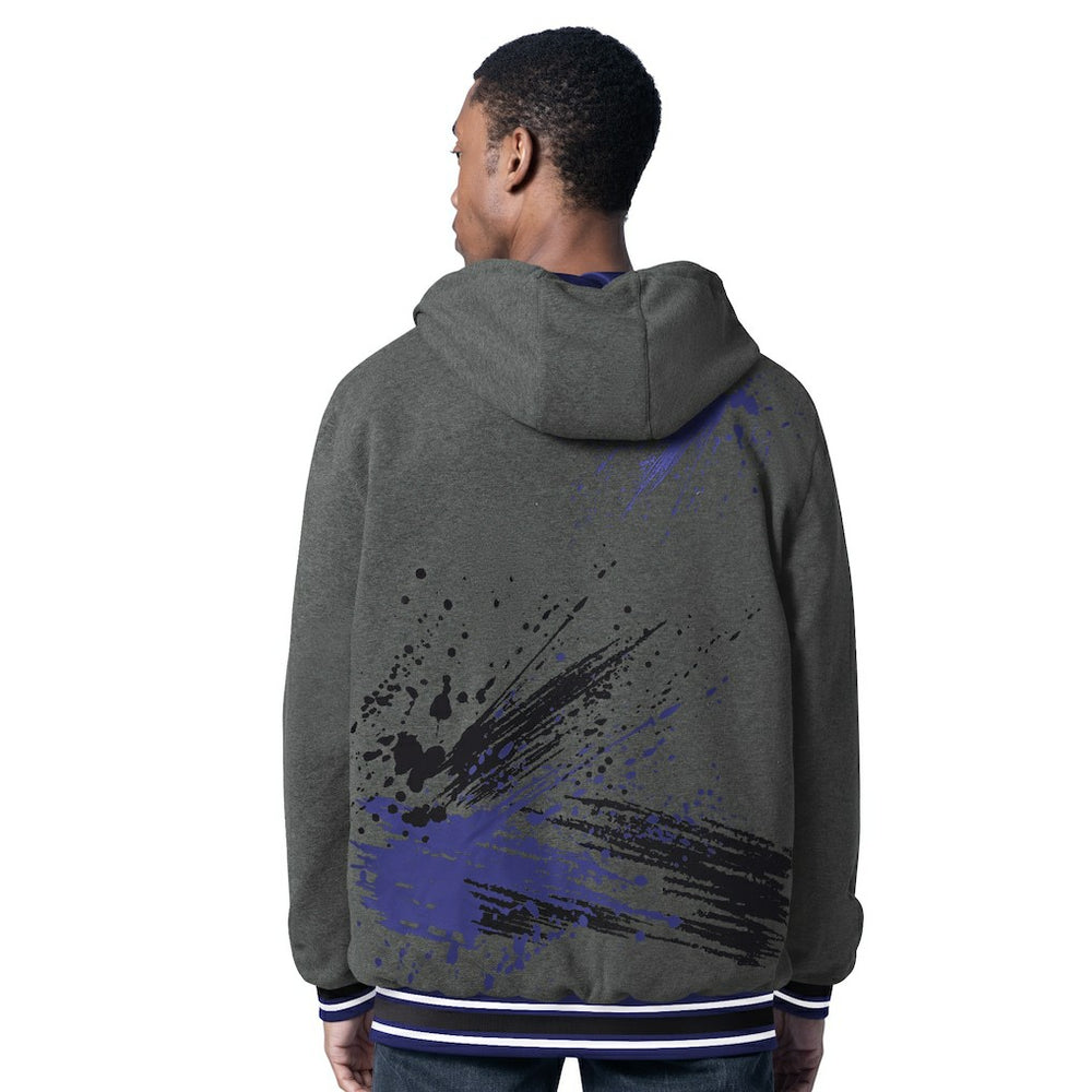 Baltimore Ravens G-III Sports by Carl Banks Dual Threat Reversable Full-Zip Hooded Jacket - Purple/Charcoal - NFL