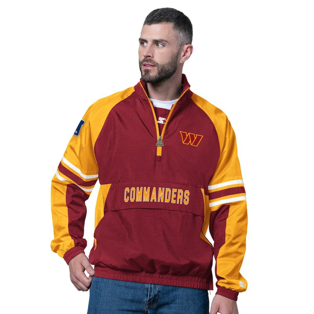 Washington Commanders Starter Prospect Half-Zip Pullover - Burgundy - NFL