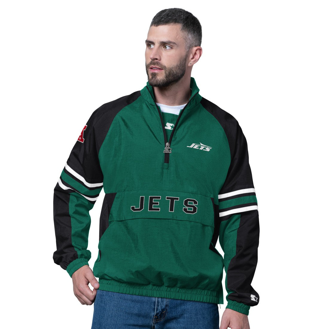New York Jets Starter Prospect Half-Zip Pullover - Green - NFL