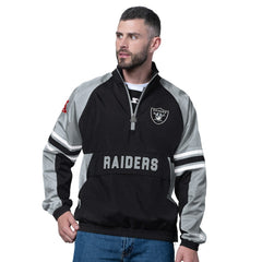 Las Vegas Raiders Starter Prospect Half-Zip Pullover - Black - NFL