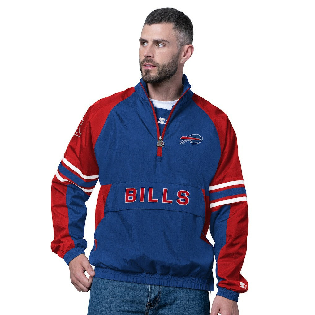 Buffalo Bills Starter Prospect Half-Zip Pullover - Royal - NFL