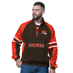 Cleveland Browns Starter Prospect Half-Zip Pullover - Brown - NFL