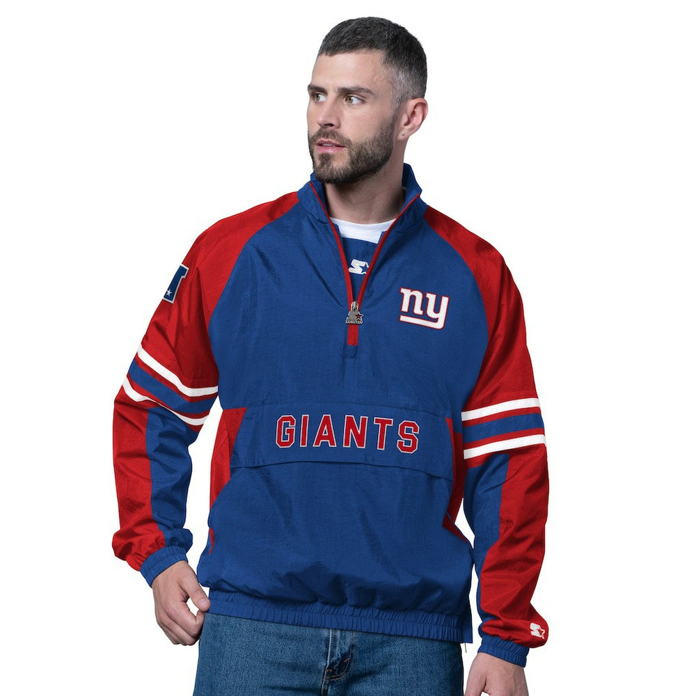 New York Giants Starter Prospect Half-Zip Pullover - Royal - NFL