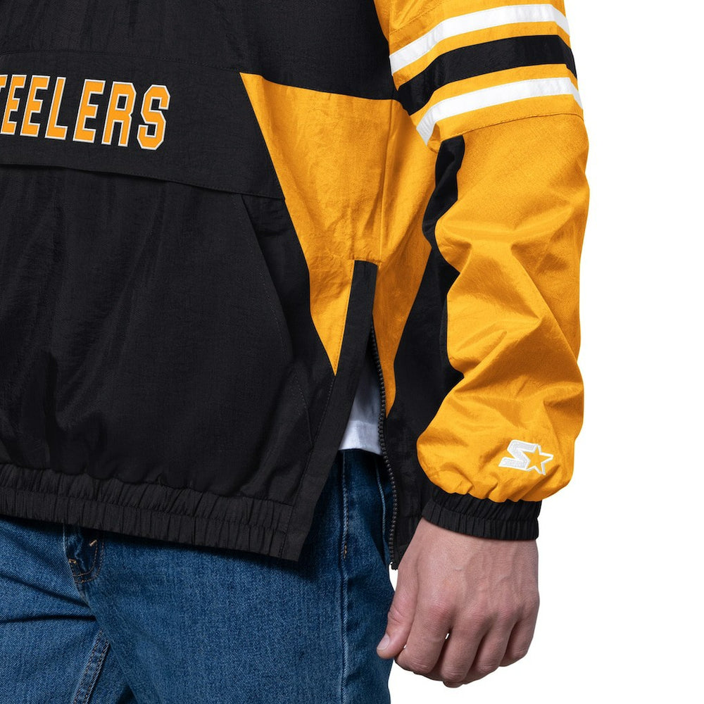Pittsburgh Steelers Starter Prospect Half-Zip Pullover - Black - NFL