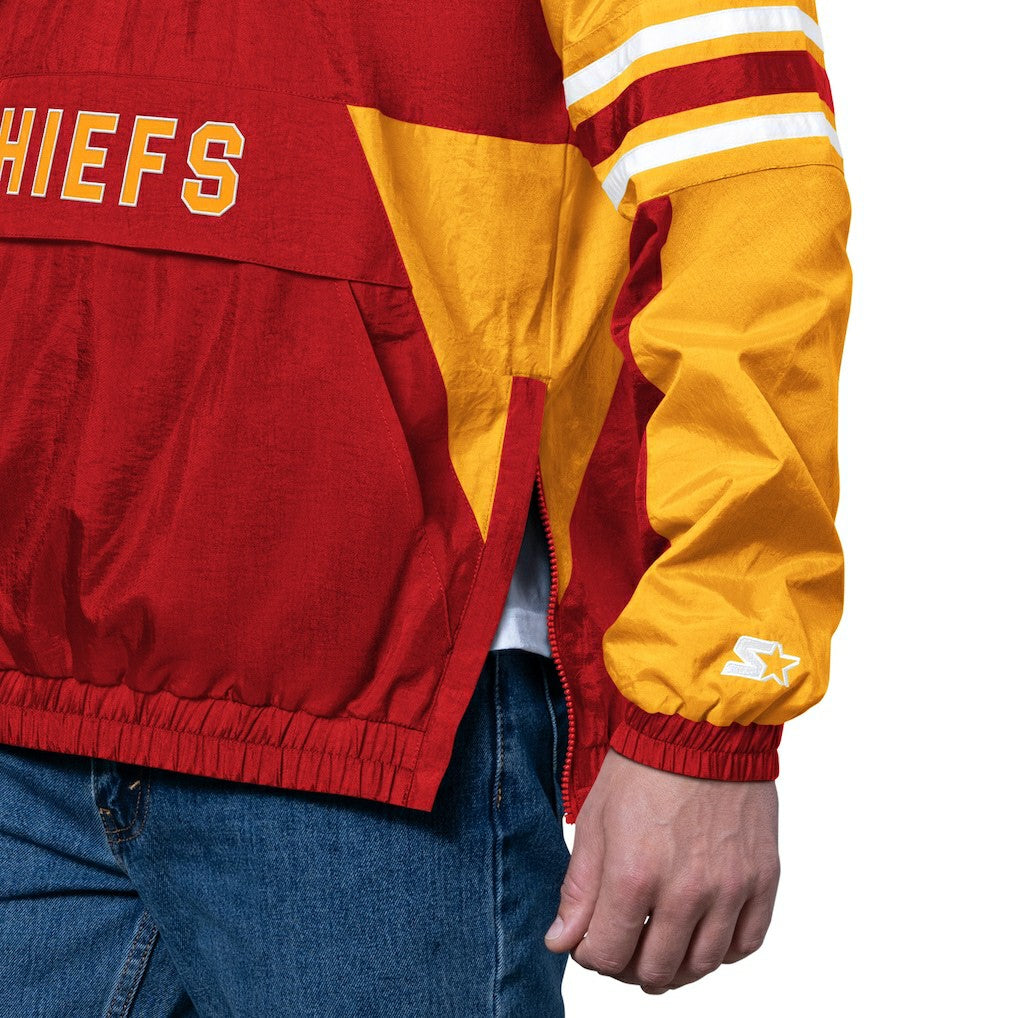 Kansas City Chiefs Starter Prospect Half-Zip Pullover - Red - NFL