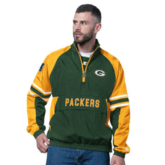 Green Bay Packers Starter Prospect Half-Zip Pullover - Green - NFL