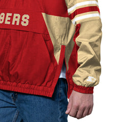San Francisco 49ers Starter Prospect Half-Zip Pullover - Scarlet - NFL